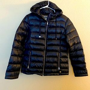 Puffer coat, Black